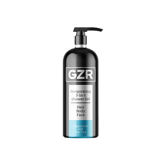 GZR Invigorating 3 In 1 Shower Gel 500ml